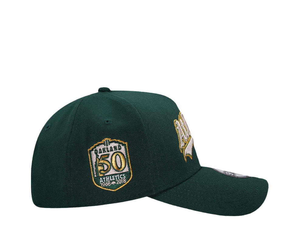 New Era Oakland Athletics 50th Anniversary Gold Edition 9Forty A Frame Snapback Hat