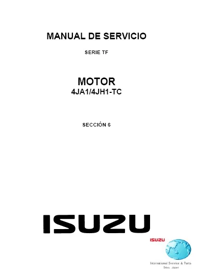 MANUAL SERVICIO ISUZU-4JA1-4JH1