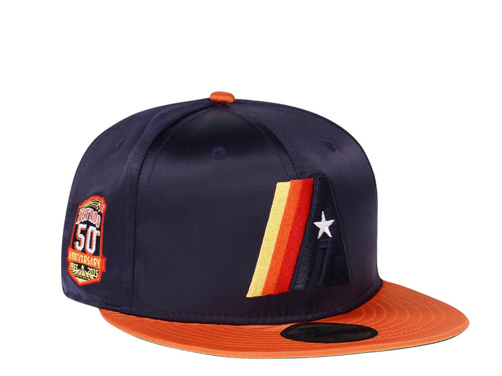 New Era Houston Astros 50th Anniversary Satin Elite 59Fifty Fitted Hat