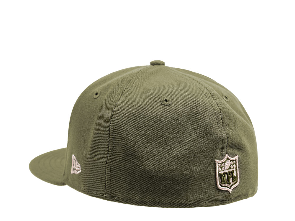 New Era Seattle Seahawks Army Green Edition 59Fifty Fitted Hat