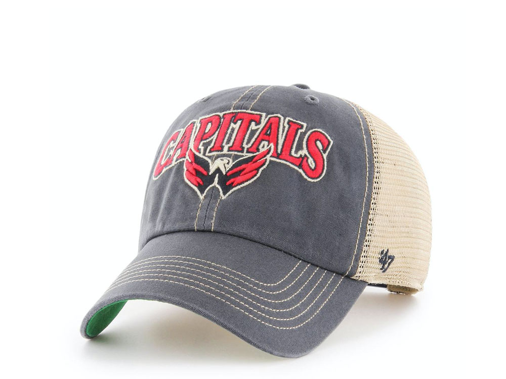 47Brand Washington Capitals Tuscaloosa Clean Up Trucker Snapback Hat