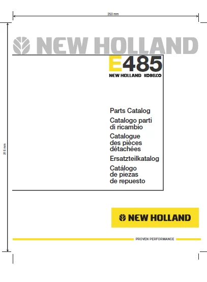 MANUAL PARTES NEW HOLLAND E485_REPOWERING