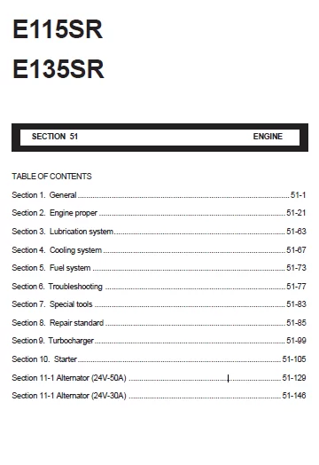 MANUAL SERVICIO ENGINE E115SR E135SR _ NEW HOLLAND