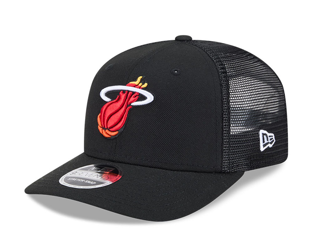 NEW ERA MIAMI HEAT HWC EDITION 9SEVENTY TRUCKER SNAPBACK HAT