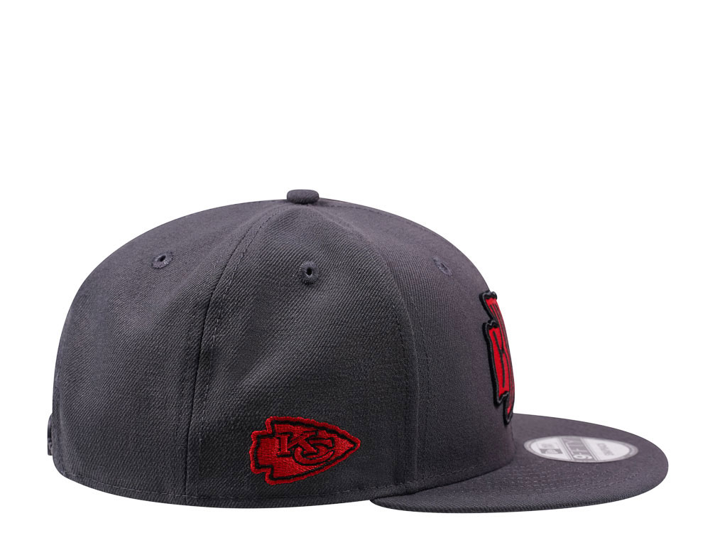 New Era Kansas City Chiefs Dark Graphite Edition 9Fifty Snapback Hat