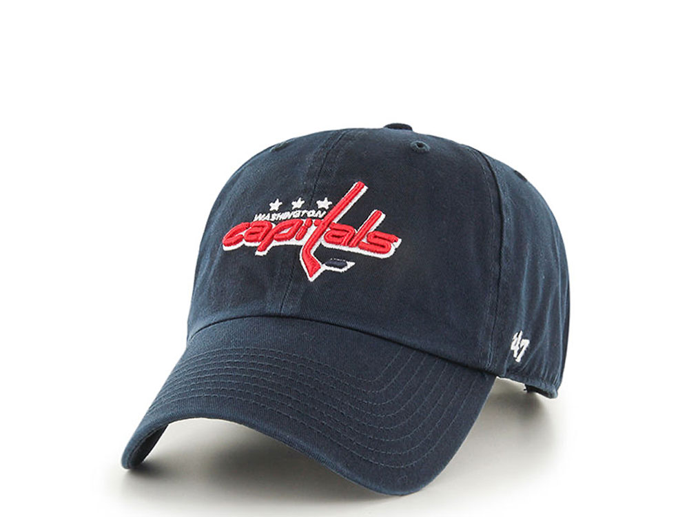 47Brand Washington Capitals Clean Up Strapback Hat