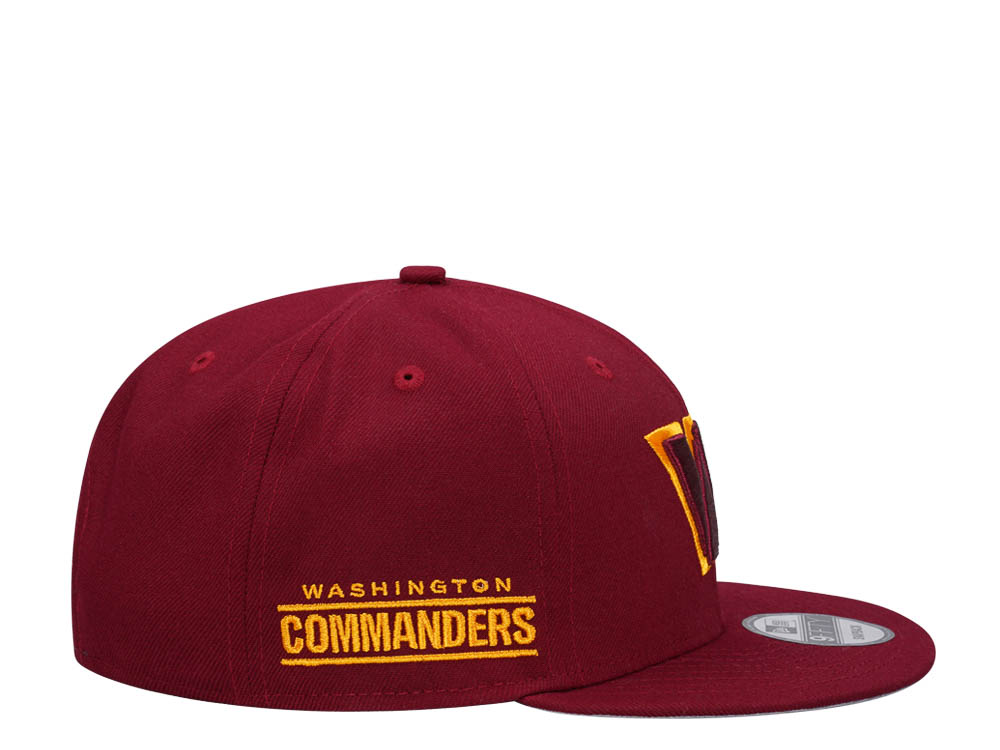 NEW ERA WASHINGTON COMMANDERS MAROON CLASSIC EDITION 9FIFTY SNAPBACK HAT