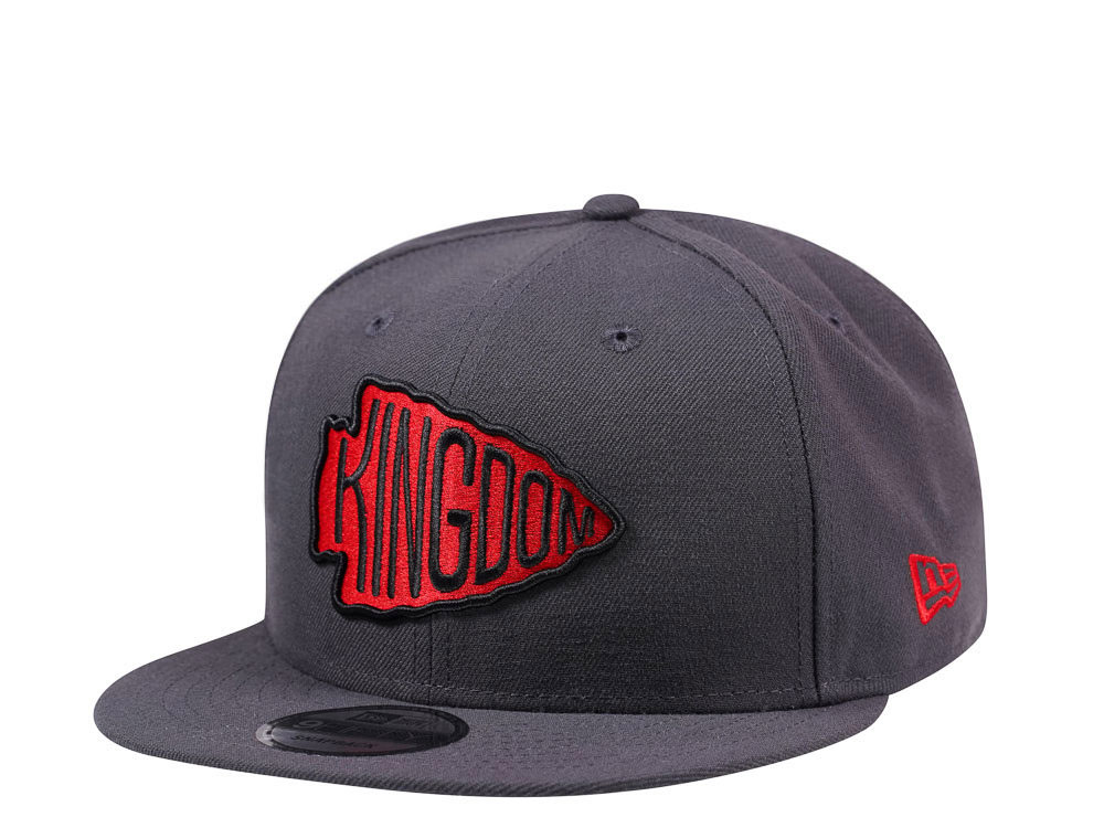 New Era Kansas City Chiefs Dark Graphite Edition 9Fifty Snapback Hat
