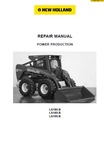 MANUAL SERVICIO ENGINE LS180 LS185 LS190 _ NEW HOLLAND