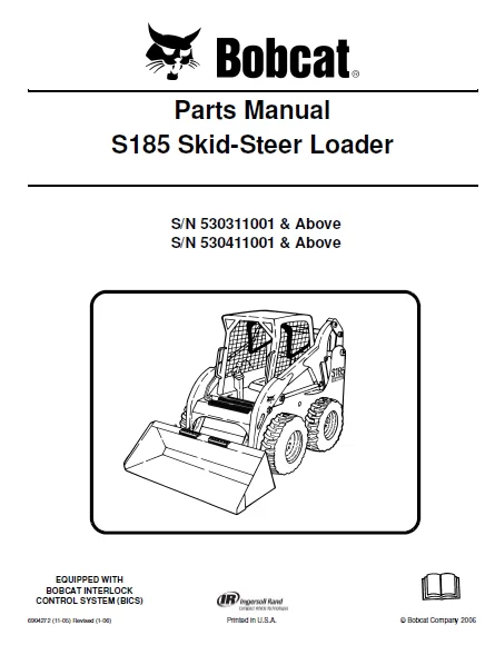 MANUAL DE PARTES BOBCAT S185 SKID-STEER LOADER