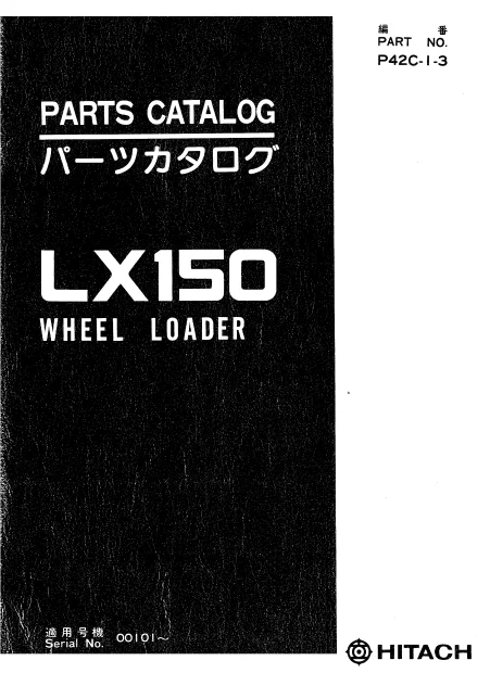 MANUAL PARTES HITACHI LX150