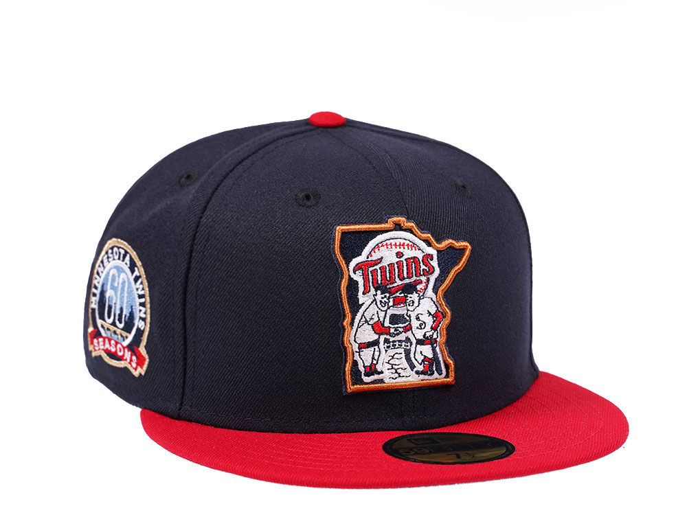New Era Minnesota Twins 60 Seasons Two Tone Edition 59Fifty Fitted Hat