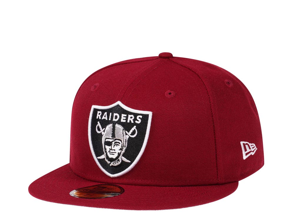 New Era Las Vegas Raiders Smooth Red Edition 59Fifty Fitted Hat