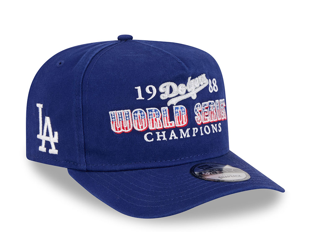 New Era Los Angeles Dodgers World Series Champions 1988 Historic Blue Edition 9Fifty A Frame Snapback Hat